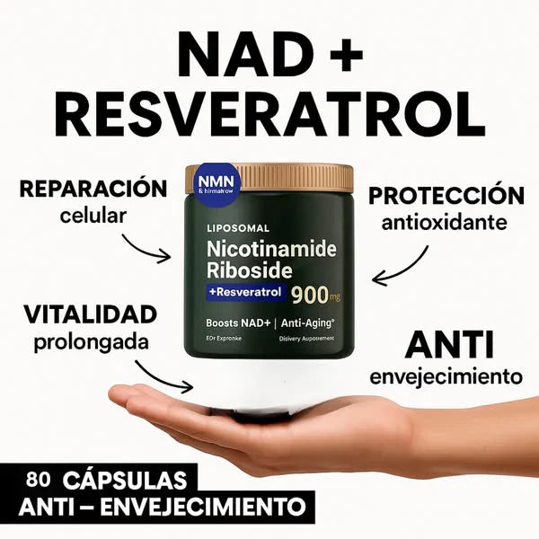 Liposomal NAD+ Resveratrol™ - Suplemento Natural