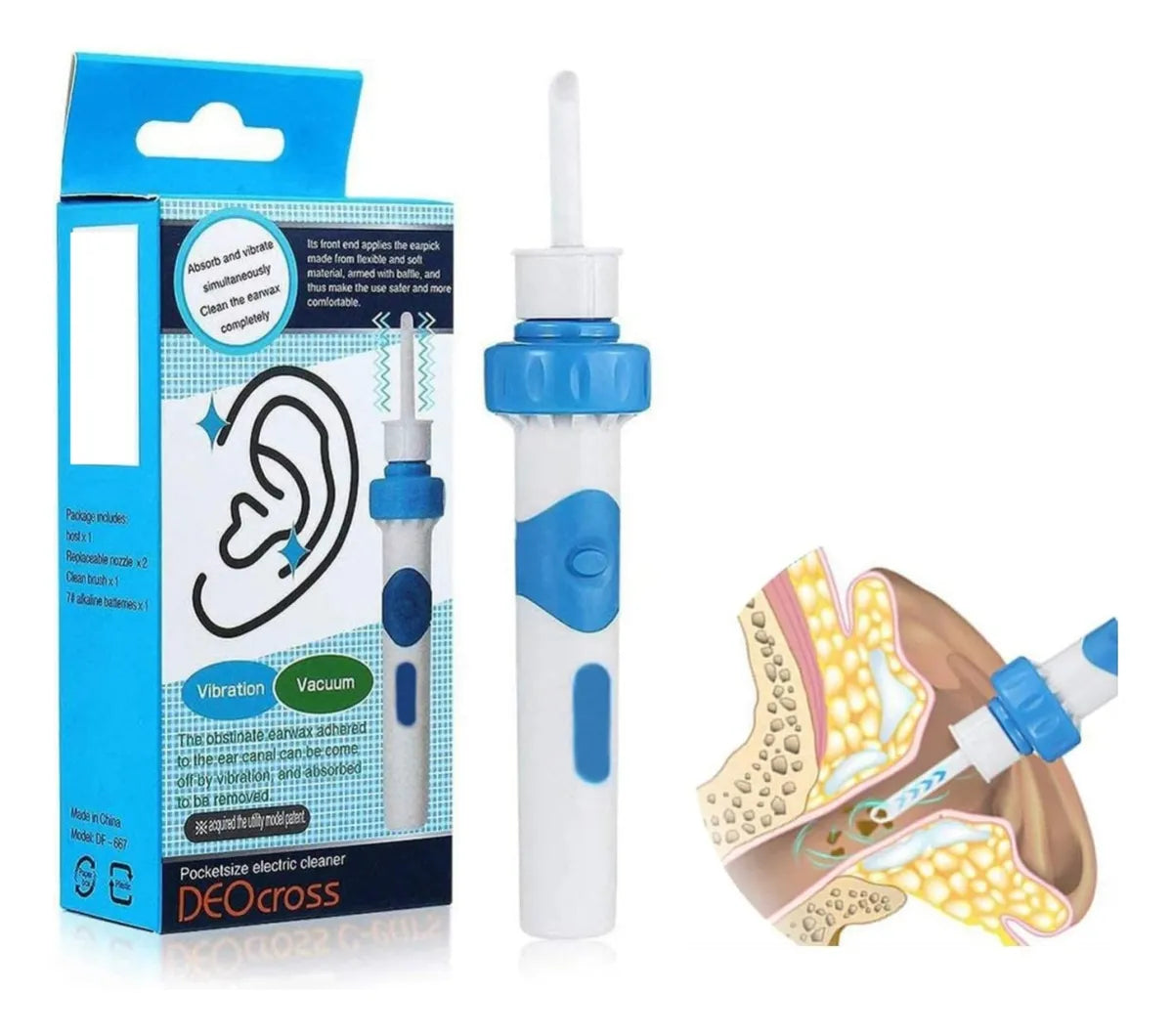 DEOcross C-ears™ – Limpiador de Oídos Seguro