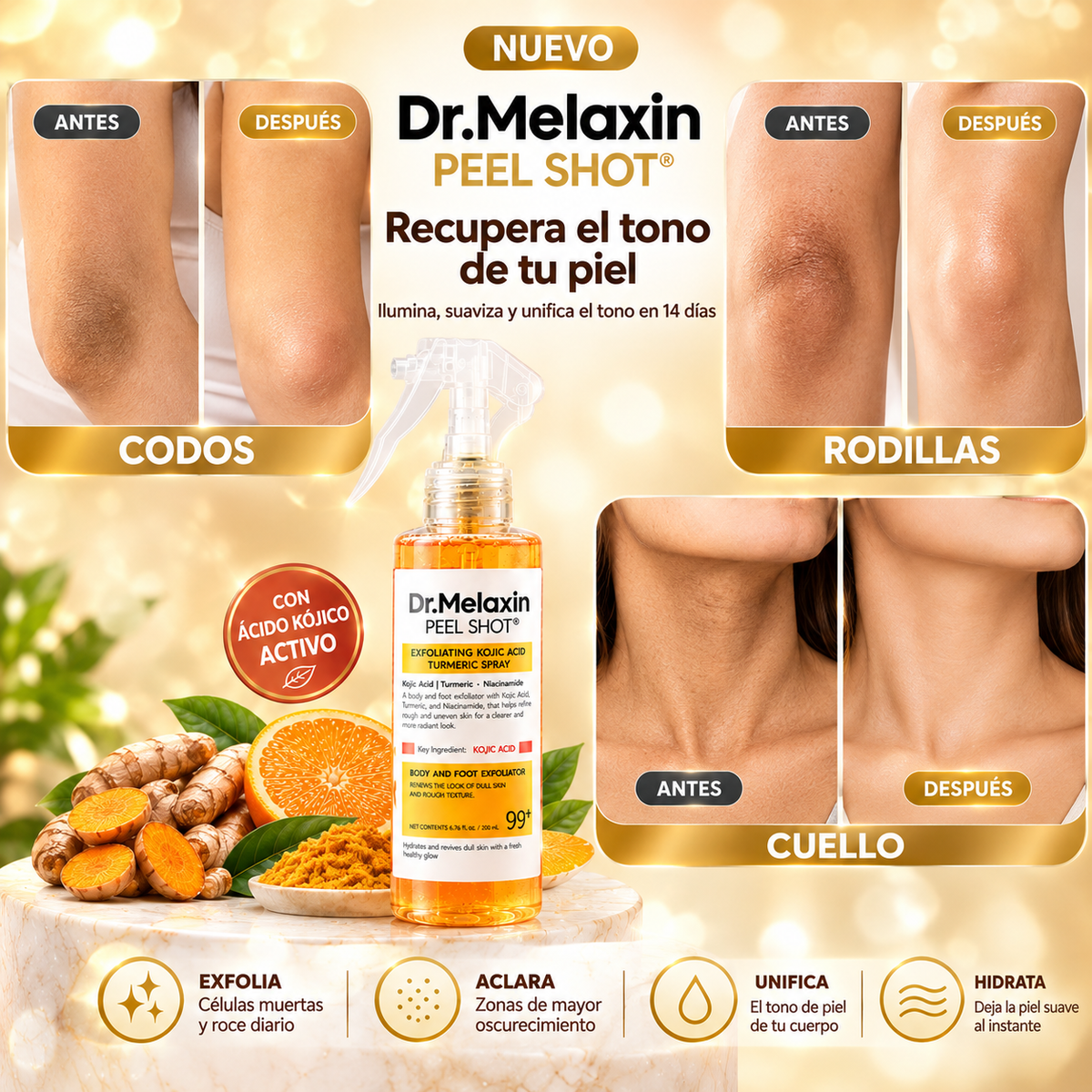 Exfoliante Aclarante I Depura Piel Dr. Melaxin ®