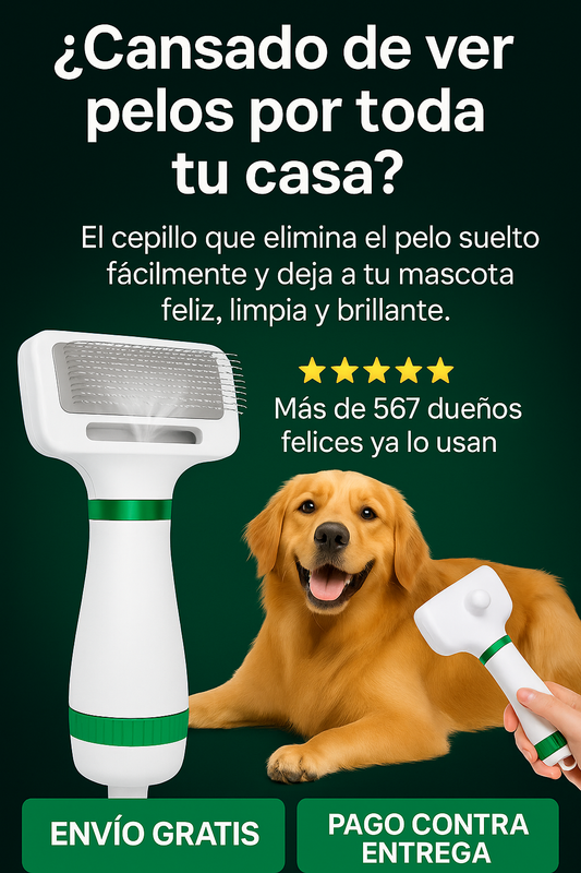 PetBreeze™ – Seca y cepilla con suavidad