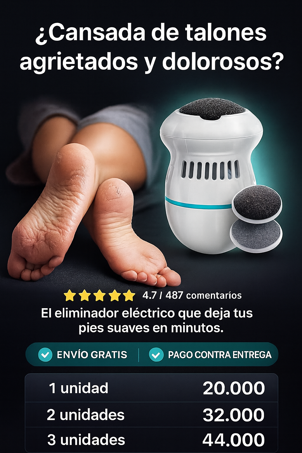 Velvet Feet - Removedor de callos