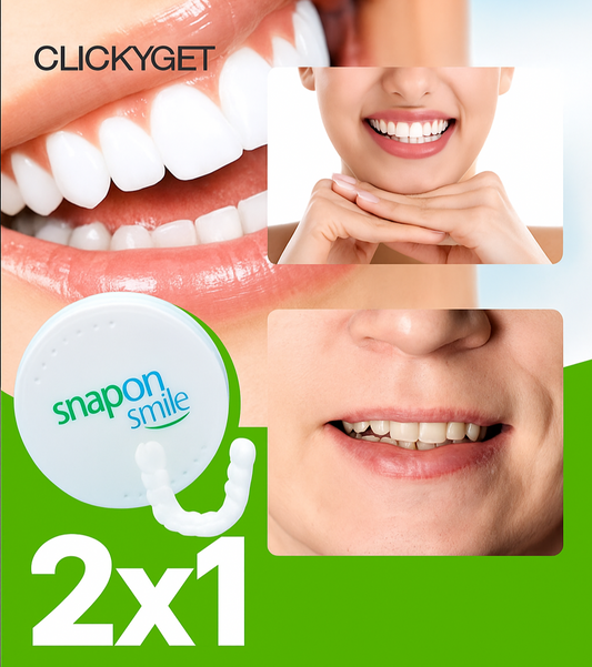 2 X 1 Snapon Smile™ - Carillas Dentales