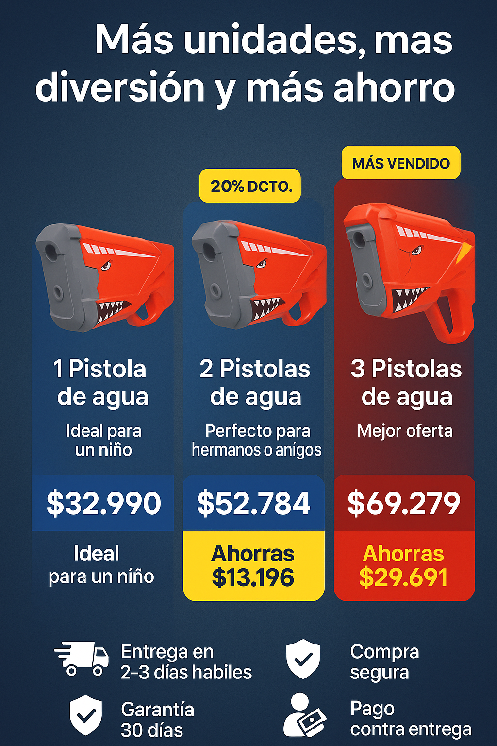 PISTOLA DE AGUA ELECTRICA BLASTER