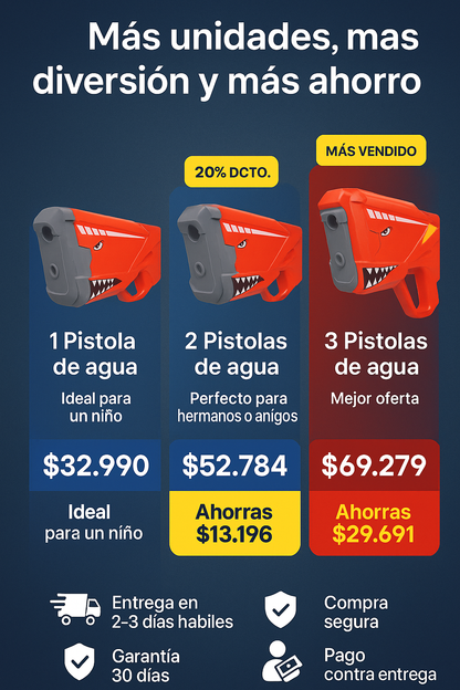 PISTOLA DE AGUA ELECTRICA BLASTER